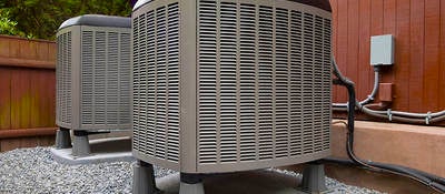 Residential HVAC Unit.